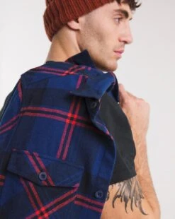 Heavy Flannel Check Overshirt -Jacamo Shop x08wv896736w