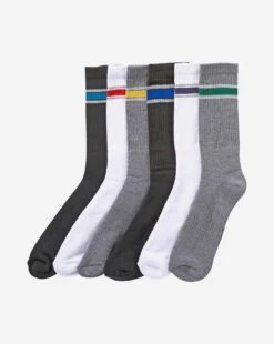 Pack Of 6 Mix Sports Socks