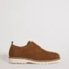 Premium Tan Suede Casual Wide Fit