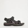 Grey Trekker Sandal Wide Fit