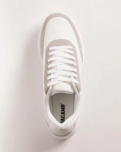 White Lace Up Trainer Extra Wide -Jacamo Shop y01lj774735s