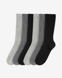 Keep Fresh 6 Pack Ribbed Socks