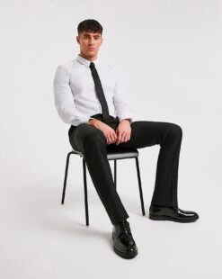 White Long Sleeve Formal Shirt Reg -Jacamo Shop y01mw622504c