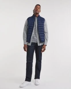 Navy Lightweight WR Padded Gilet