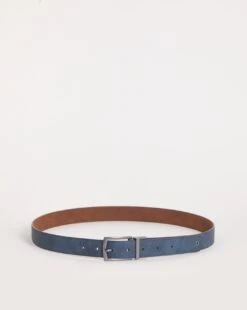 Perforated Suedette Reverse Buckle Belt -Jacamo Shop y08ag347726w