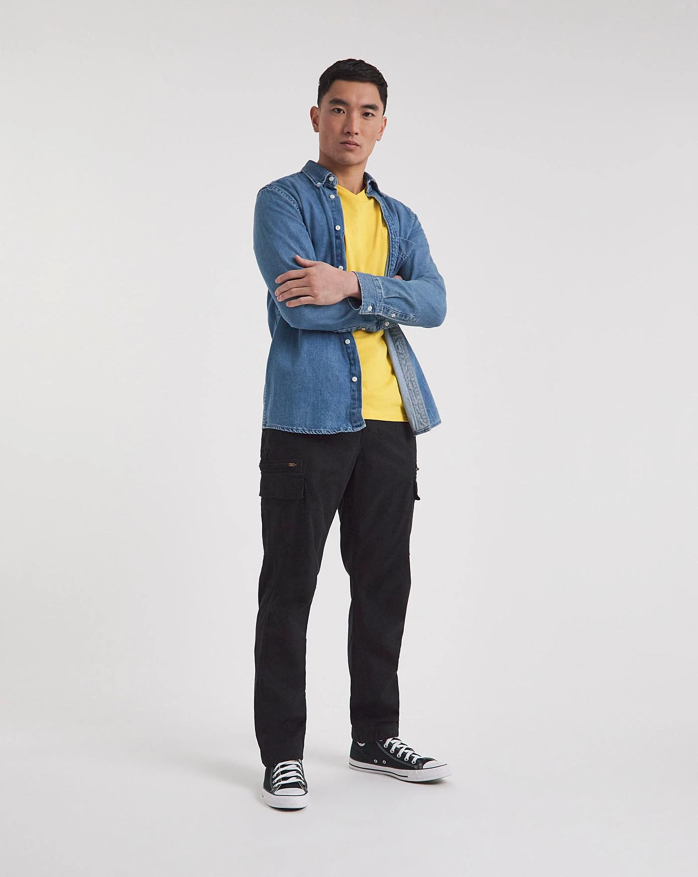 V Neck T-shirt Long 2 V Neck T-shirt Long - Image 2