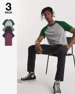 3 Pack Raglans