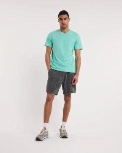 V Neck Pop Colour T-shirt