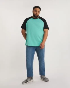 Raglan T-shirt Long -Jacamo Shop y08gw621737w