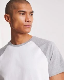 3 Pack Raglan T-shirts Long -Jacamo Shop y08gw624727w