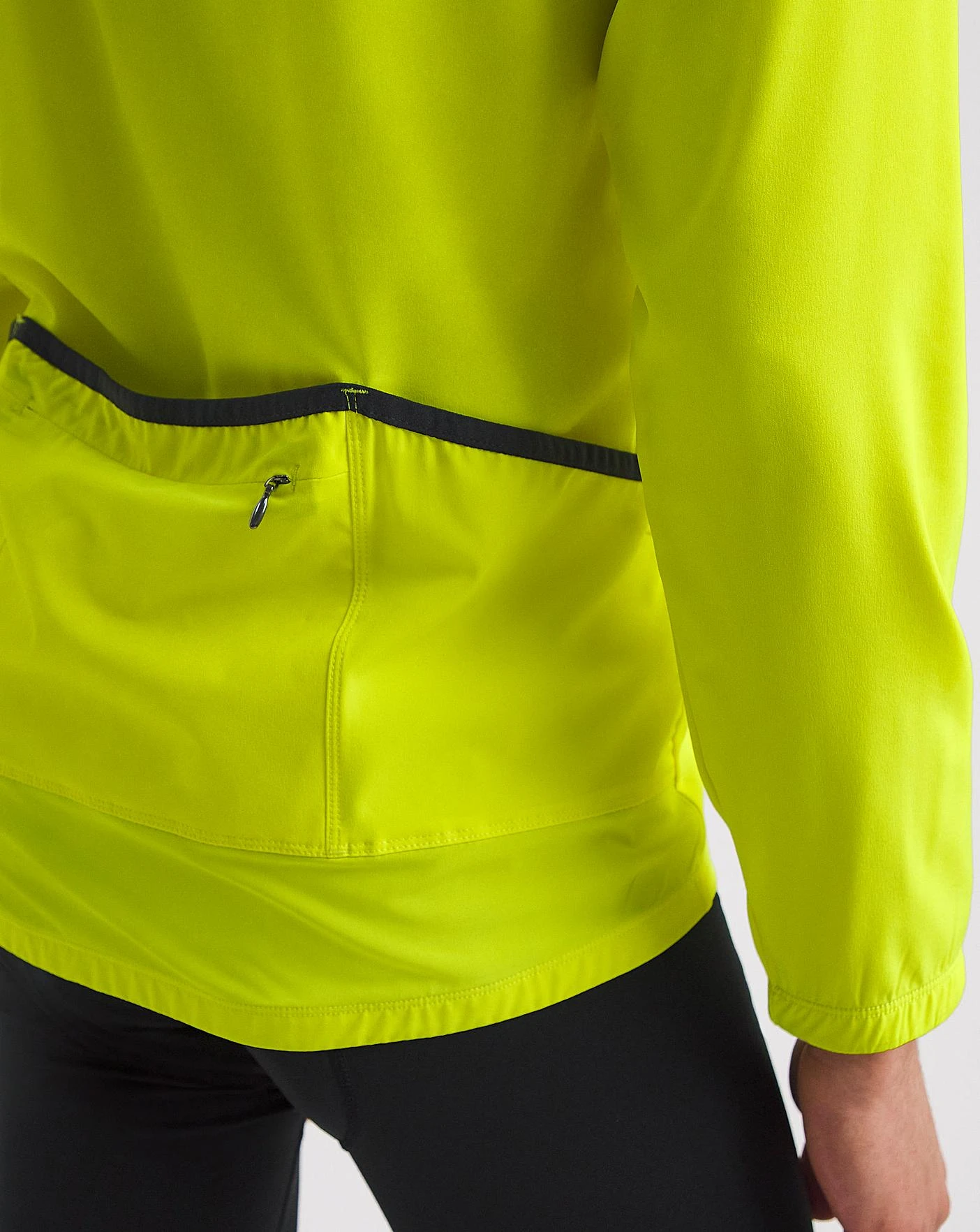 Solid Lime Cycling Jacket 4 Solid Lime Cycling Jacket - Image 4