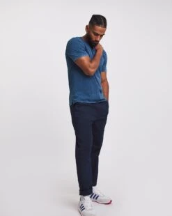 Acid Wash Grandad T-shirt -Jacamo Shop y08hi713706w