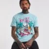 Surfer Skull Graphic T-shirt