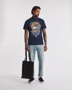 Skull Graphic T-shirt -Jacamo Shop y08hi954736w