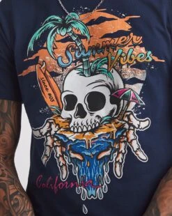 Skull Graphic T-shirt -Jacamo Shop y08hi954737w