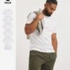 Pack Of Five Crew Neck T-Shirts