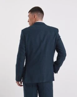 Navy Long Fit Suit Jacket L With Stretch -Jacamo Shop y08ka039735w