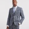 Lewis Blue Puppytooth Suit Jacket S/R/L