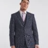 Seb Blue Check Suit Jacket