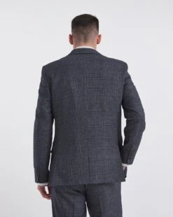 Seb Blue Check Suit Jacket 9 Seb Blue Check Suit Jacket -Jacamo Shop y08lf313735w