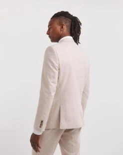 Danny Linen Mix Suit Jacket -Jacamo Shop y08lf683710w