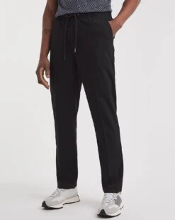 Black Elasticated Jogger Trouser 10 Black Elasticated Jogger Trouser -Jacamo Shop y08mc620722w