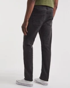 Blackwash Straight Fit Stretch Jeans -Jacamo Shop y08np740735w