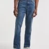 Stonewash Bootcut Fit Stretch Jeans