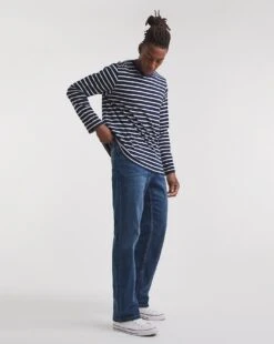 Stonewash Loose Fit Stretch Jeans 7 Stonewash Loose Fit Stretch Jeans -Jacamo Shop y08np780736w