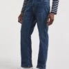 Stonewash Loose Fit Stretch Jeans