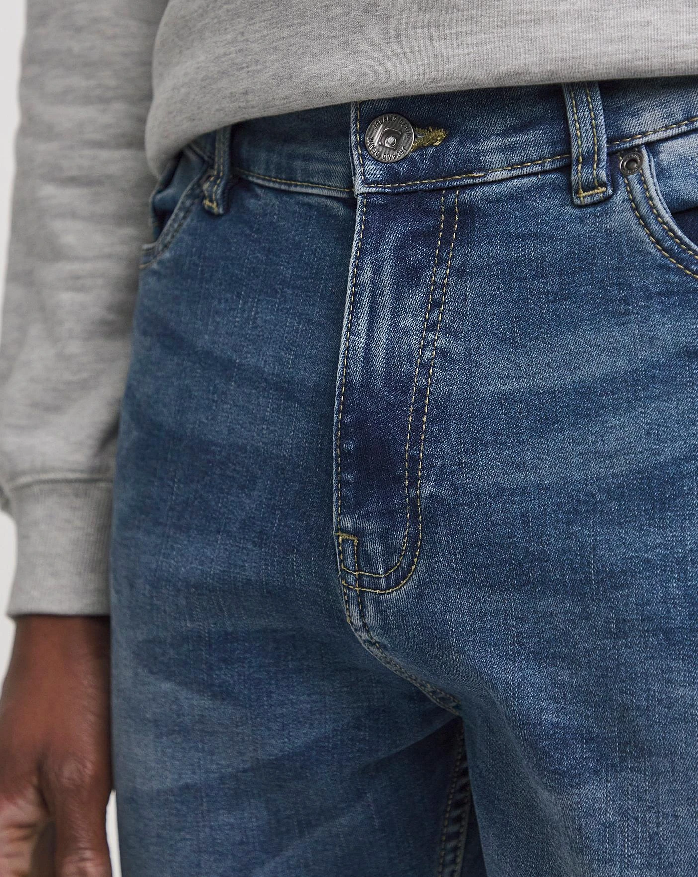 Stonewash Slim Fit Stretch Jeans 2 Stonewash Slim Fit Stretch Jeans - Image 2