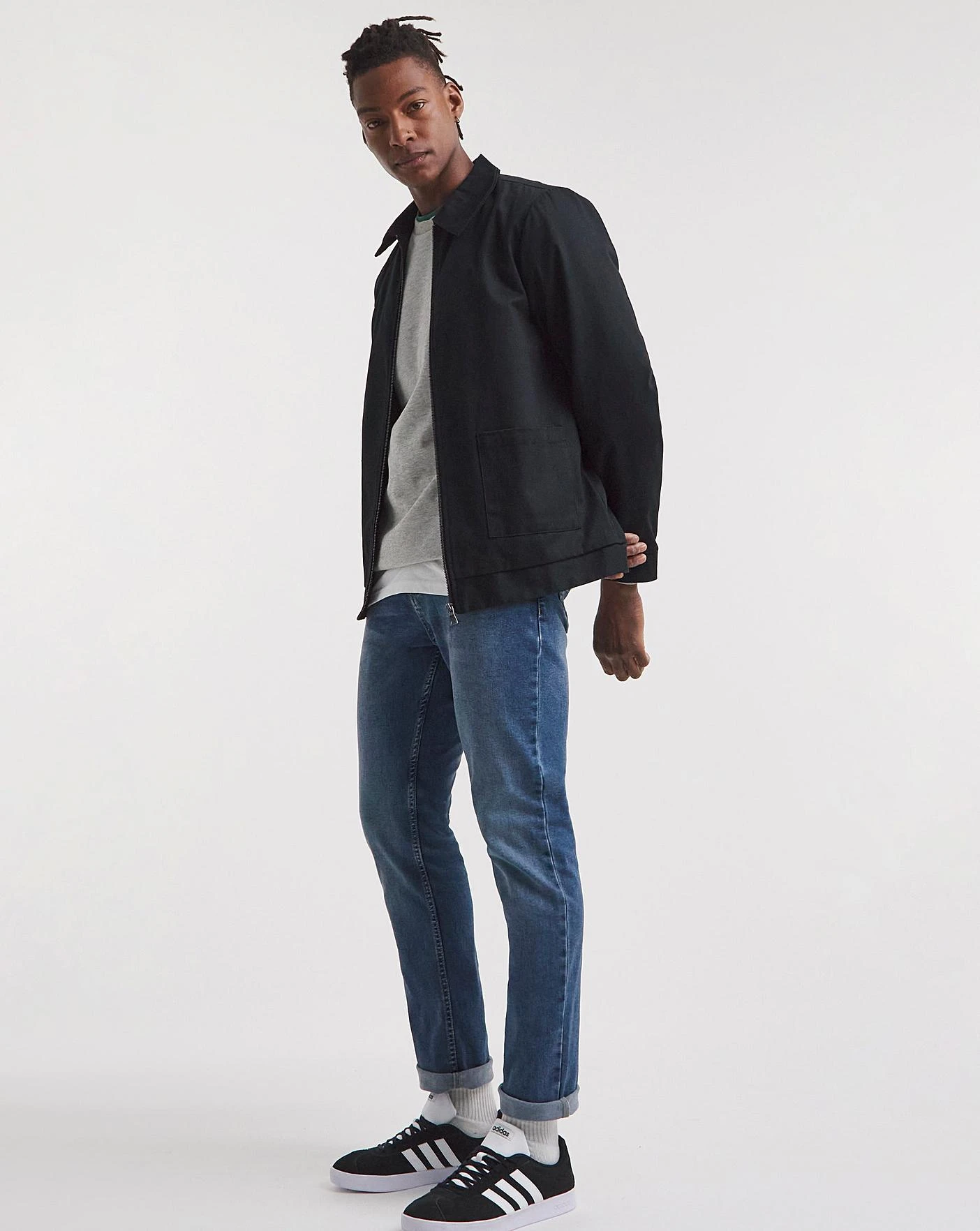 Stonewash Slim Fit Stretch Jeans 3 Stonewash Slim Fit Stretch Jeans - Image 3