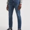 Stonewash Slim Fit Stretch Jeans