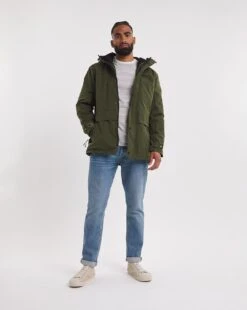 Khaki 3 In 1 PARKA COAT 13 Khaki 3 In 1 PARKA COAT -Jacamo Shop y08om570756w