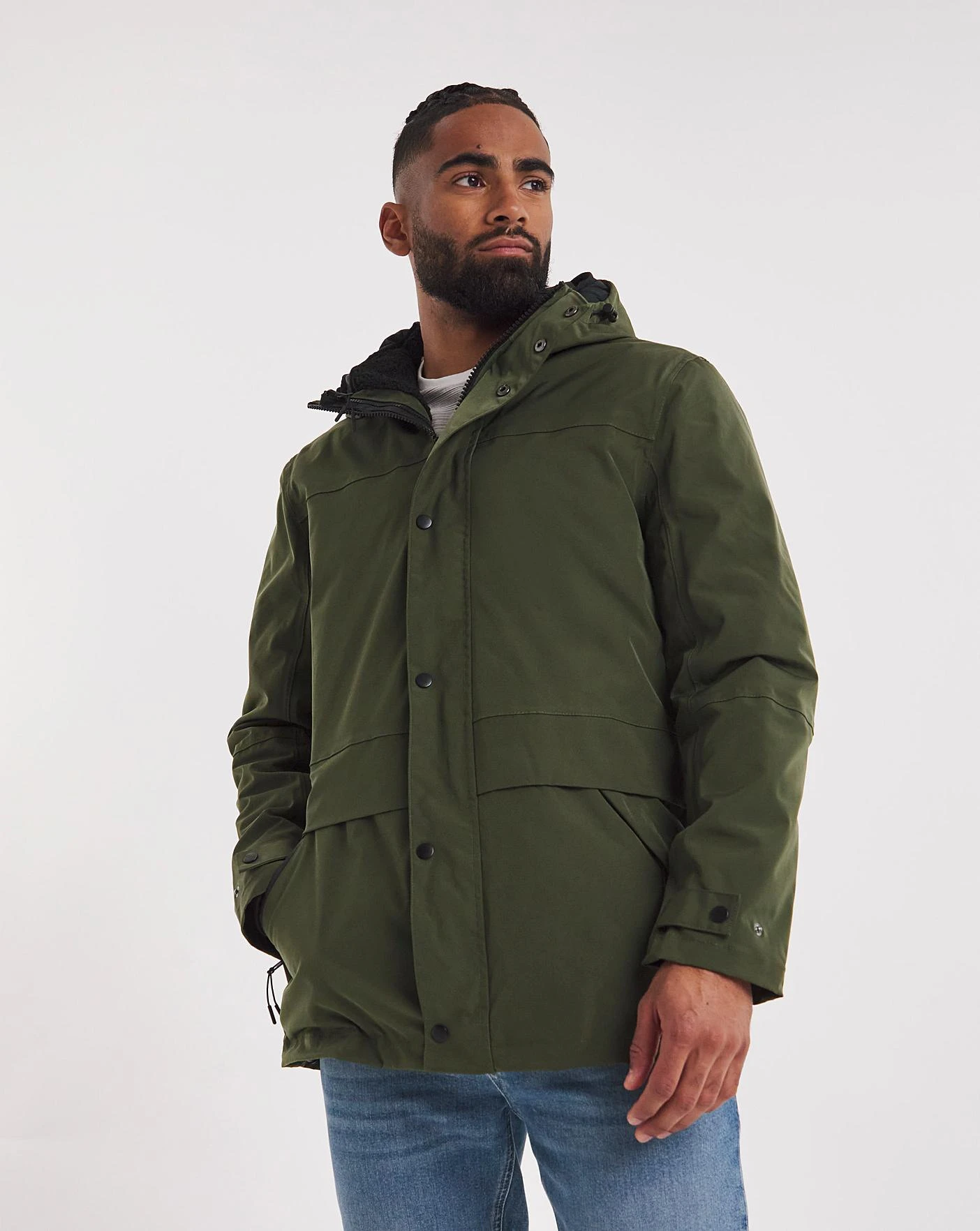 Khaki 3 In 1 PARKA COAT 1 Khaki 3 In 1 PARKA COAT