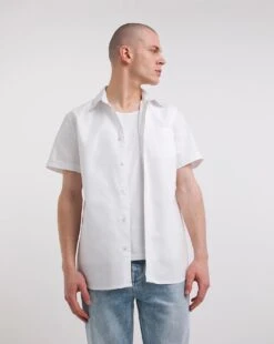 Short Sleeve Oxford Shirt Long -Jacamo Shop y08pn109733w