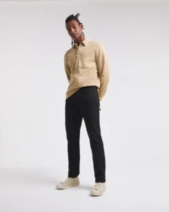 True Black Straight Leg Jean