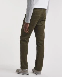 Khaki Straight Stretch Gaberdine Jeans -Jacamo Shop y08pn964737w