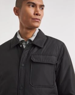 Black Padded Jacket -Jacamo Shop y08rw546742w