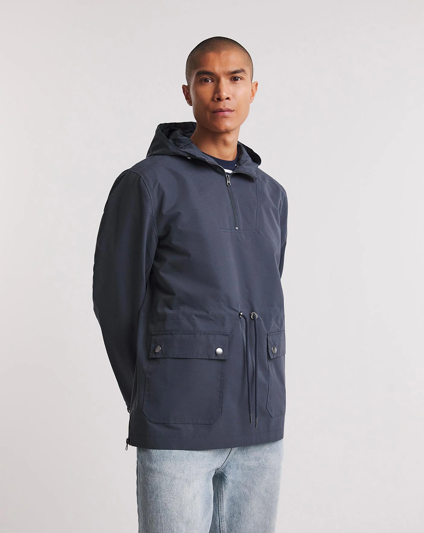 Navy Lightweight Overhead Jacket 1 Navy Lightweight Overhead Jacket