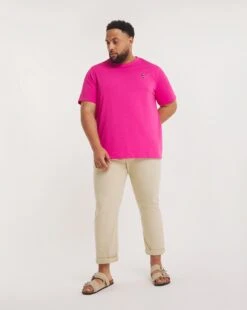 Embroidered T-shirt Long -Jacamo Shop y08to204730w