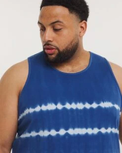 Tie Dye Vest Long -Jacamo Shop y08to227740w