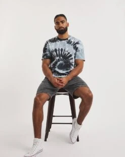 Tie Dye T-shirt Long -Jacamo Shop y08to228722w