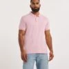 Marled Jersey Polo Long
