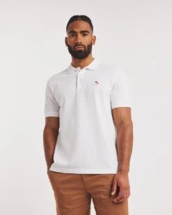 Palm Tree Embroidered Polo Long -Jacamo Shop y08to317727w