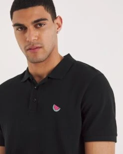 Watermelon Embroidered Polo Long