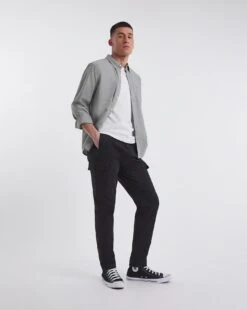 Long Sleeve Oxford Shirt -Jacamo Shop y08vm393705w