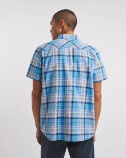 Short Sleeve Oxford Check Shirt -Jacamo Shop y08vm491737w