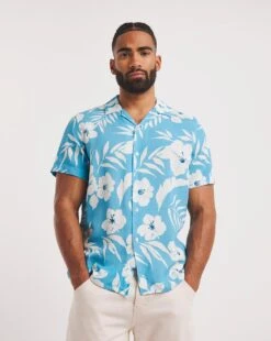 Short Sleeve Ibiza Floral Shirt