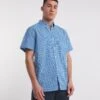 Short Sleeve Gingham Shirt